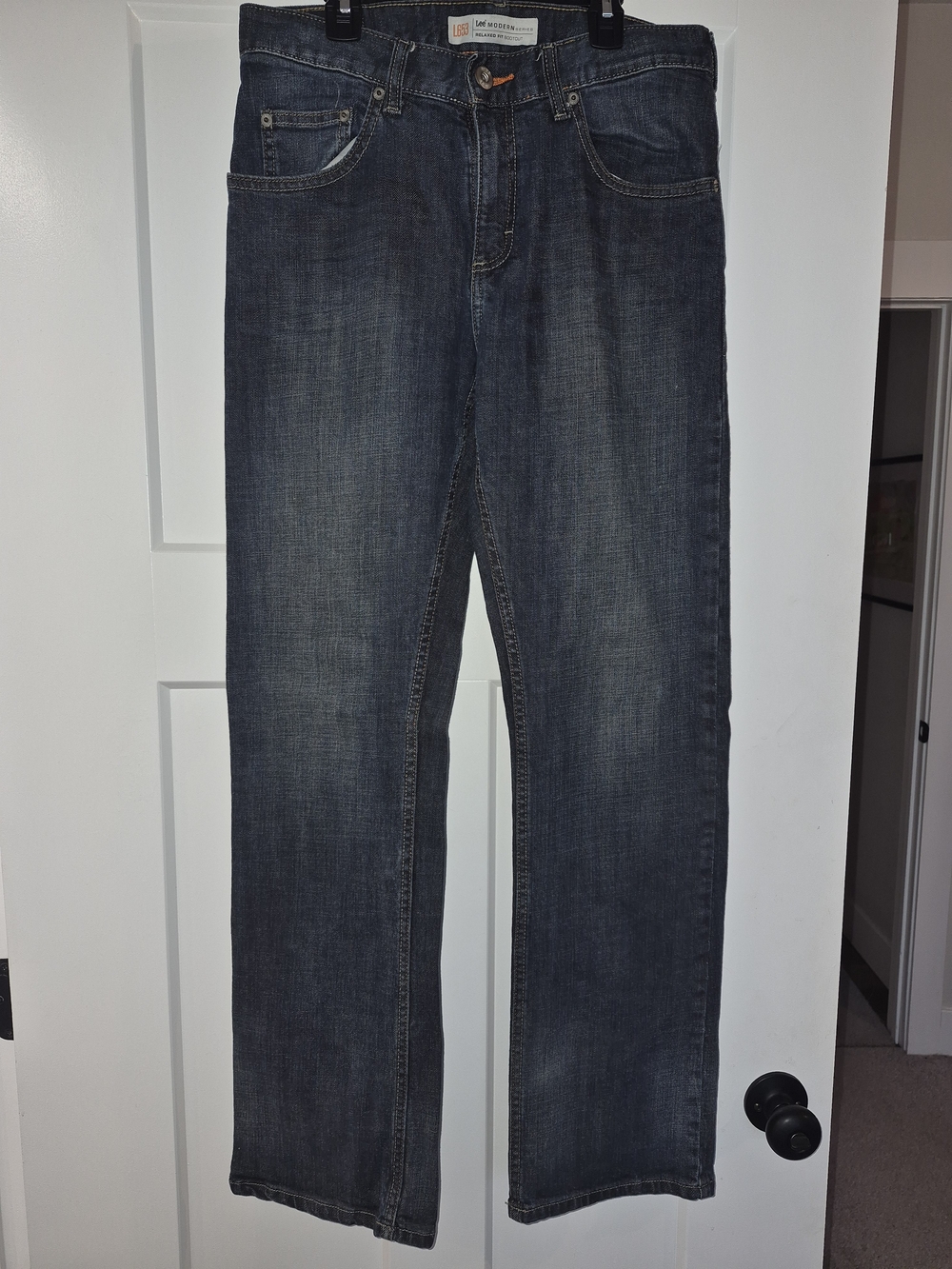 Lee Boot Cut Men’s Jeans in Dark Blue Wash